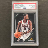 2013-14 Panini Pinnacle #134 Larry Sanders Signed Card AUTO PSA/DNA Slabbed Bucks