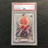 2012-13 Panini Prizm #269 Jon Leuer Signed Card AUTO PSA Slabbed Cavaliers