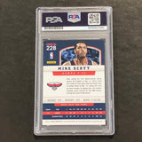 2012-13 Panini Basketball #228 Mike Scott Signed Card Auto PSA Slabbed Hawks