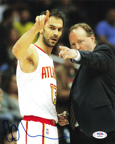 Jose Calderon signed 8x10 photo PSA/DNA Atlanta Hawks Autographed
