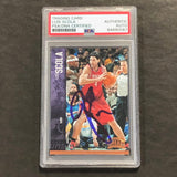 2012-13 Panini Threads #48 Luis Scola Signed Card AUTO PSA/DNA Slabbed