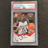 2013-14 Panini Prestige #177 Dennis Schroder Signed Card AUTO PSA Slabbed RC Hawks