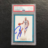 2016-17 Panini Grand Reserve #29 Nicolas Batum Signed Card AUTO PSA Slabbed Hornets