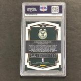 2015-16 Panini Select #198 Rashad Vaughn Signed Card AUTO PSA Slabbed RC Rookie