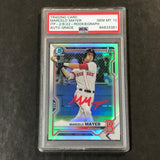 2021 Bowman Chrome Refractor 1st #BDC-174 Marcelo Mayer Signed Card PSA AUTO 10 RC