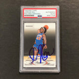 2009-10 PANINI PRESTIGE #208 Jordan Hill Signed Card AUTO PSA Slabbed RC Knicks