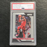 2018-19 Panini Prizm #113 Delon Wright Signed Card AUTO 10 PSA Slabbed Raptors