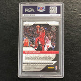 2018-19 Panini Prizm #113 Delon Wright Signed Card AUTO 10 PSA Slabbed Raptors