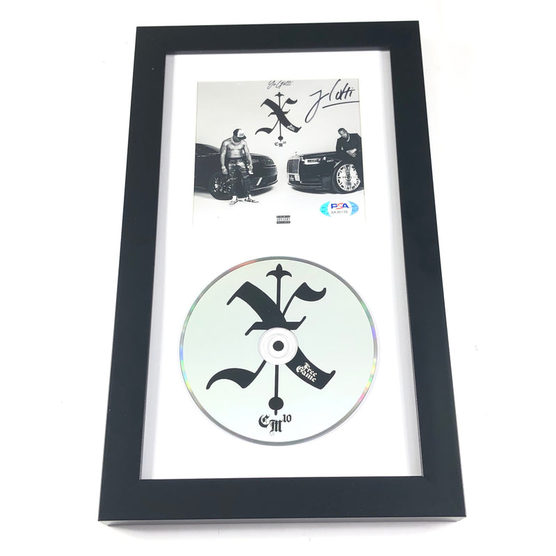 Yo Gotti Signed CD Cover Framed PSA/DNA Free Game Autographed