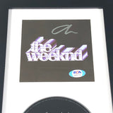 The Weeknd signed Album CD Cover Framed PSA/DNA Autographed