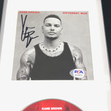 Kane Brown Signed CD Cover Framed PSA/DNA Different Man Autographed