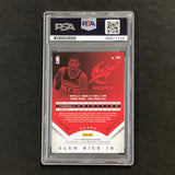 2013-14 Panini Prestige #192 Glen Rice Jr. Signed Card AUTO PSA Slabbed RC Wizards