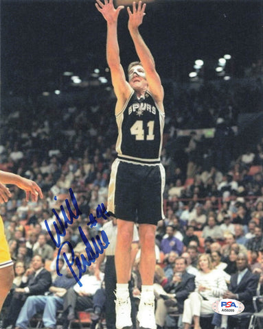 Will Perdue signed 8x10 photo PSA/DNA San Antonio Spurs Autographed