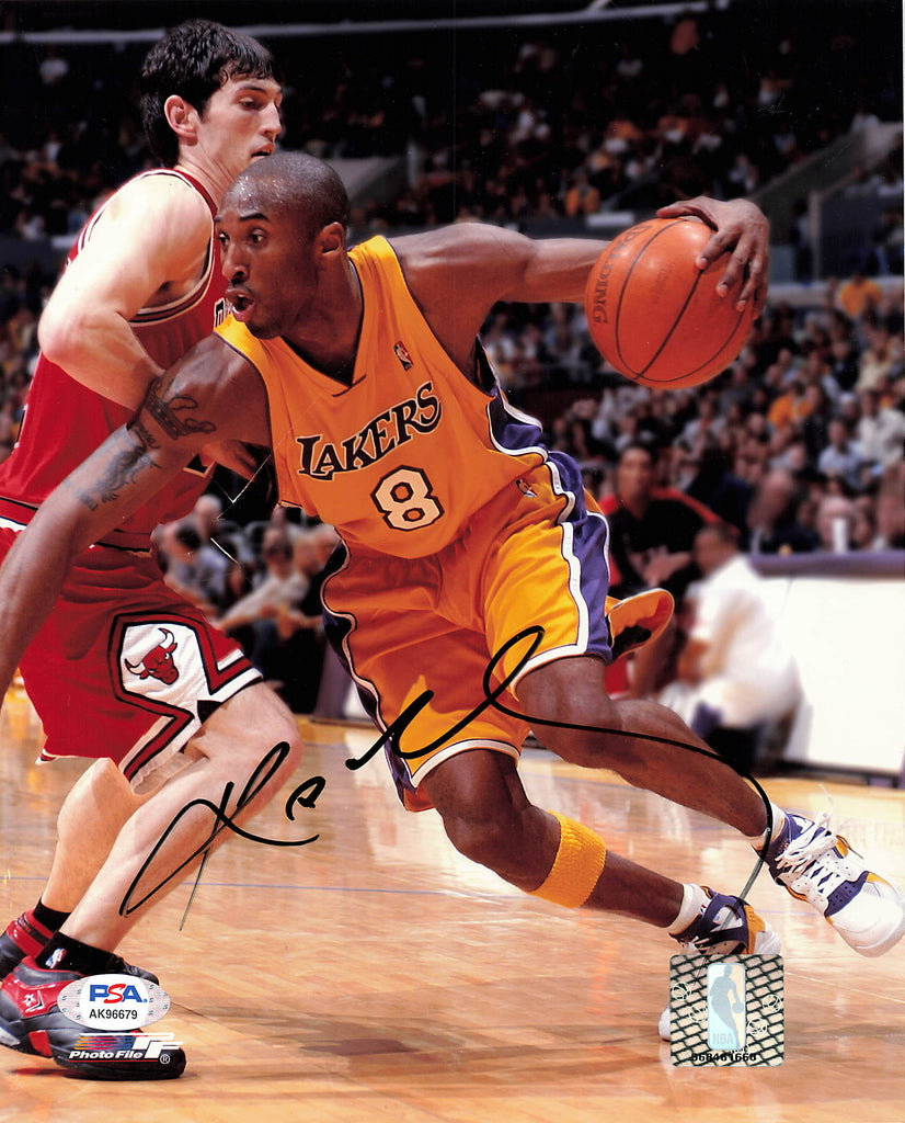 Kobe bryant autographed hot sale photo