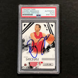 2009-10 Rookies & Stars Basketball #92 Andrea Bargnani Signed Card AUTO PSA Slabbed Raptors