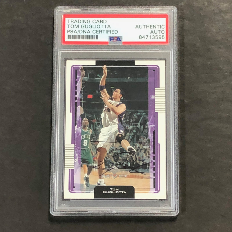 2001 Upper Deck #133 Tom Gugliotta Signed AUTO PSA Slabbed Suns