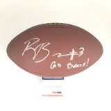 Ross Bowers signed NFL Football PSA/DNA Cal Bears autographed