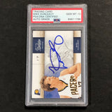 2009-10 Panini Studio #79 Mike Dunleavy Signed Card AUTO 10 PSA/DNA Slabbed Pacers