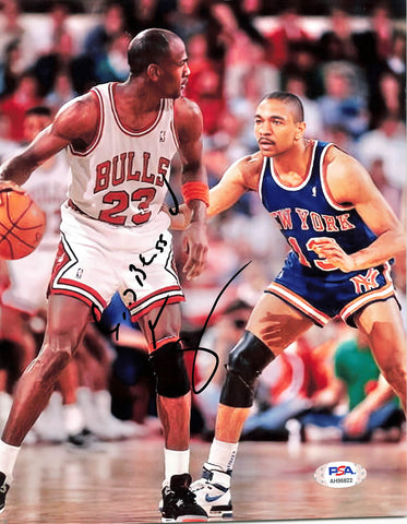 Mark Jackson signed 8x10 photo PSA/DNA New York Knicks Autographed
