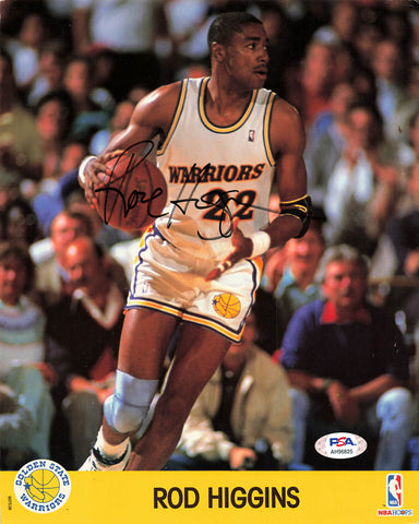 Rod Higgins signed 8x10 photo PSA/DNA Golden State Warriors Autographed