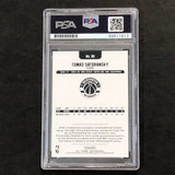 2017-18 NBA Hoops #92 Tomas Satoransky Signed AUTO 10 PSA Slabbed Wizards