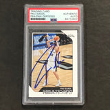 2018-19 NBA Hoops #33 Pau Gasol Signed Card AUTO PSA Slabbed Spurs