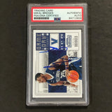 2018 Panini Contenders #10 Mikal Bridges Signed Card AUTO PSA Slabbed Villanova