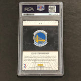 2013-14 Panini Knight School #2 Klay Thompson Signed Card AUTO PSA Slabbed