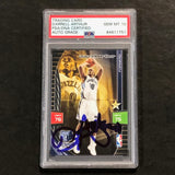 2009-10 Adrenalyn XL #16 Darrell Arthur Signed Card AUTO 10 PSA Slabbed Grizzlies