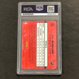 2015-16 Panini Donruss #85 C.J. McCollum Signed Card PSA Slabbed Blazers