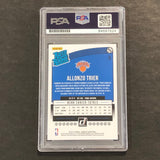 2018-19 Donruss Rated Rookie #175 Allonzo Trier Signed Card AUTO PSA Slabbed RC Knicks