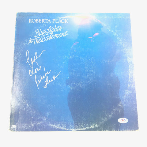 ROBERTA FLACK LP Vinyl PSA/DNA Blue Lights in the Basement Album autographed