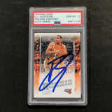2008-09 Upper Deck First Edition #RSDA D.J. Augustin Signed Card AUTO 10 PSA Slabbed Bobcats