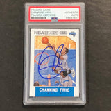 2015-16 NBA Hoops #117 Channing Frye Signed Card AUTO PSA Slabbed Magic