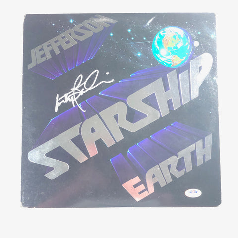 MARTY BALIN Jefferson Starship LP Vinyl PSA/DNA  Earth Album autographed