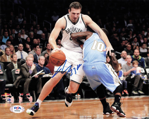 MIRZA TELETOVIC signed 8x10 Photo PSA/DNA Brooklyn Nets Autographed