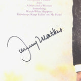 JOHNNY MATHIS LP Vinyl PSA/DNA Raindrops Keep Fallin' on My Head Album autographed