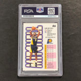 1993-94 Fleer #86 Sam Mitchell Signed Card AUTO PSA/DNA Slabbed Pacers