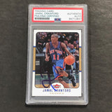 2006-07 Fleer #130 Jamal Crawford Signed Card AUTO PSA Slabbed Knicks