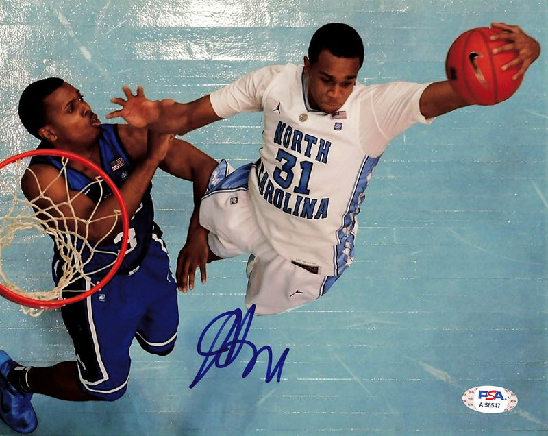 John Henson signed 8x10 photo PSA/DNA North Carolina Autographed