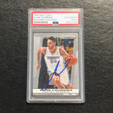 2013-14 Panini Prizm #115 Evan Fournier Signed Card AUTO PSA Slabbed Nuggets