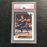 2018-19 NBA Hoops #230 Tyus Jones Signed Card AUTO PSA Slabbed Minnesota Timberwolves