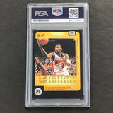 2002-03 Upper Deck Victory #28 Jason Richardson Signed Card AUTO PSA Slabbed Warriors