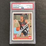 2003 NBA Topps #241 Boris Diaw-Riffiod Signed Card AUTO PSA Slabbed RC