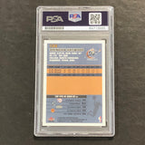 2003-04 Fleer #136 Brendan Haywood Signed Card AUTO PSA Slabbed Wizards