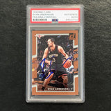 2017 Donruss #55 Ryan Anderson Signed Card AUTO PSA Slabbed Rockets