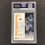 2000-01 Upper Deck #39 Nick Van Exel Signed Card AUTO PSA Slabbed Nuggets