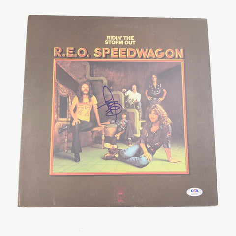 NEAL DOUGHTY signed REO Speedwagon Ridin' the Storm Out Vinyl PSA/DNA Album autographed