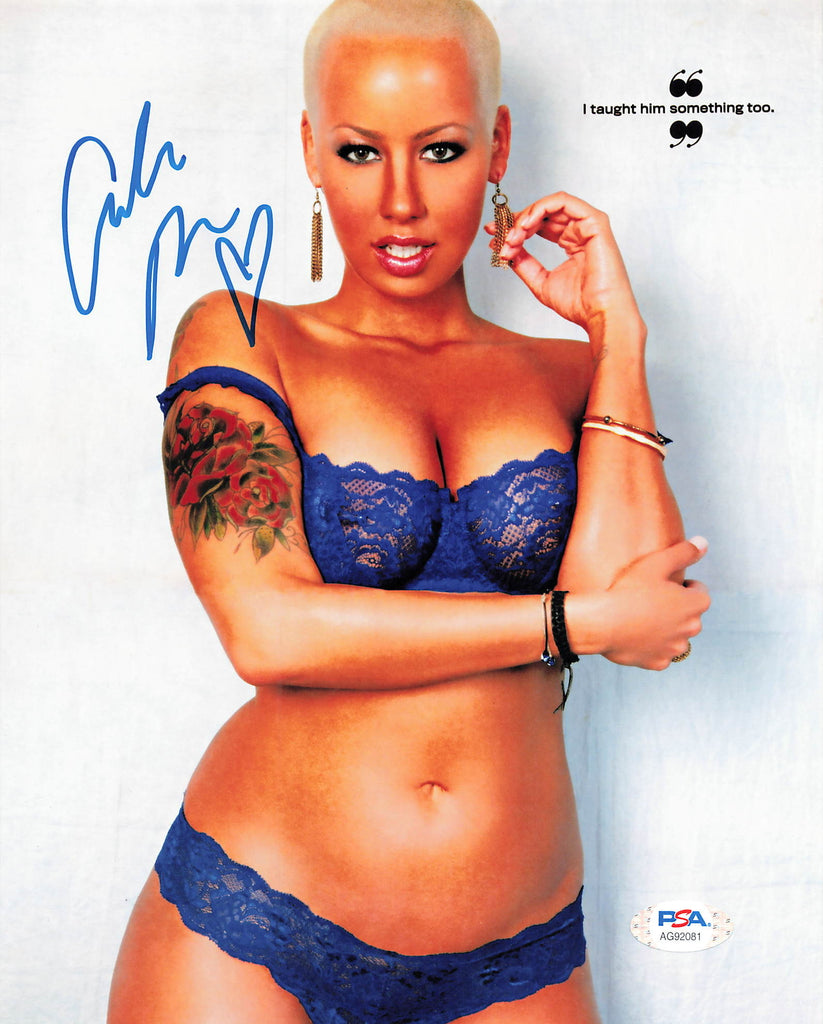 Amber Rose signed 8x10 photo PSA/DNA Autographed Sexy – Golden State  Memorabilia