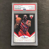 2013-14 Panini Prestige #180 Tony Snell Signed Card PSA Slabbed Bulls